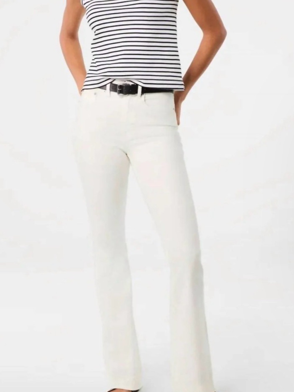 SPANXsculpt™ ReDefine Flare Jeans | Linen / White (NWT)